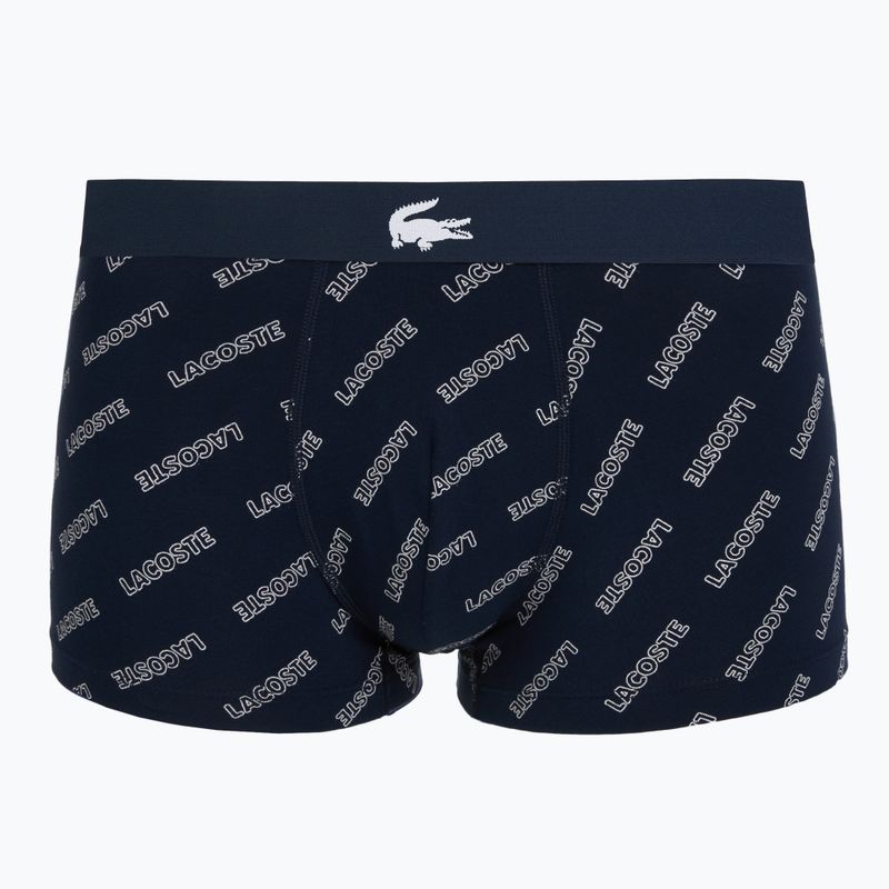 Pánské boxerky Lacoste 5H1288 3-pack navy blue/white/silver ch 6