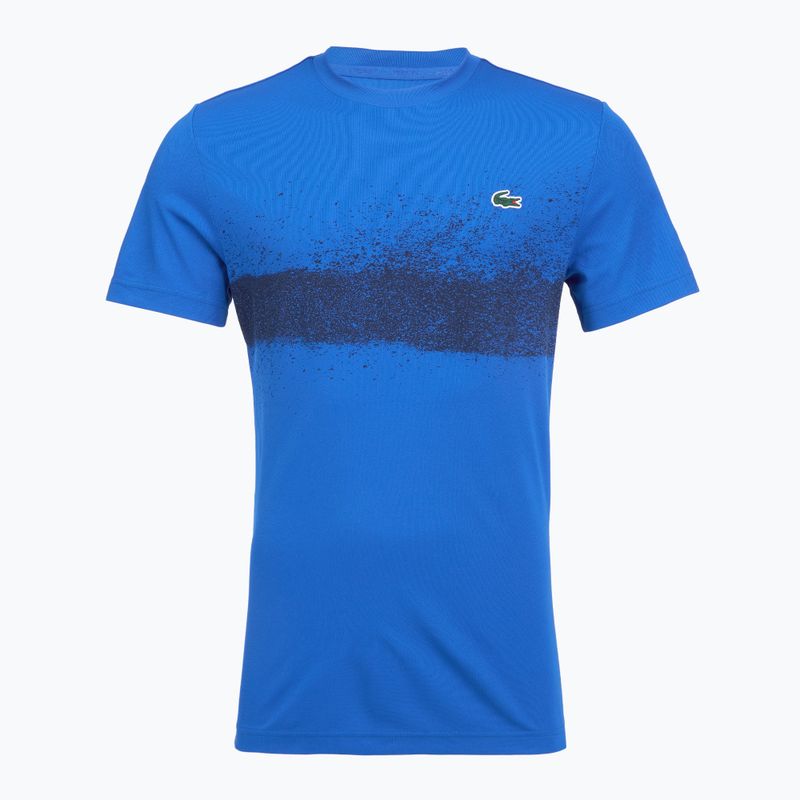Pánské tenisové tričko Lacoste TH8986 gipsy blue/navy blue