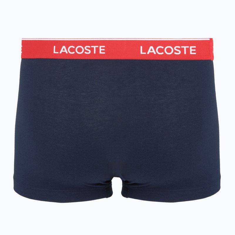 Pánské boxerky Lacoste 5H12997 3 páry navy blue/green/red/navy blue 5