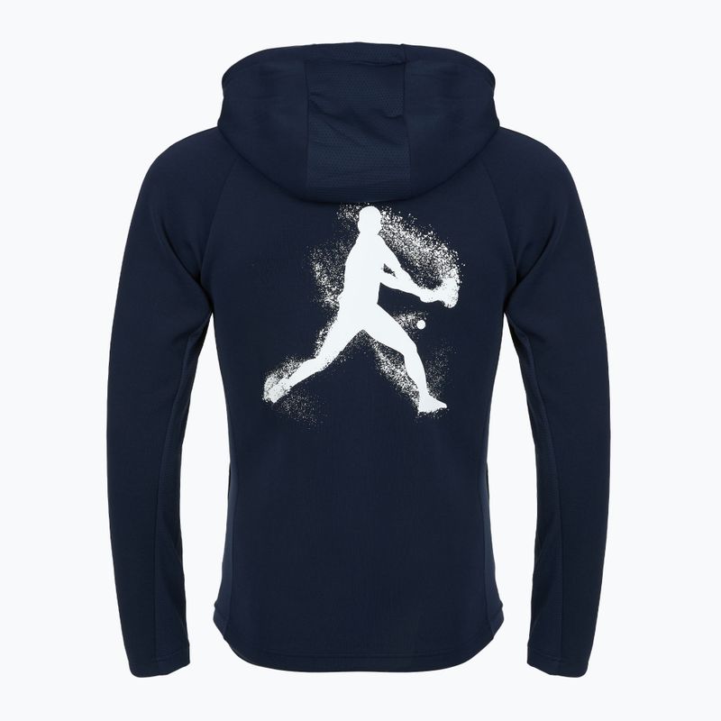 Pánská tenisová tepláková souprava Lacoste WH3108 navy blue/navy blue 4