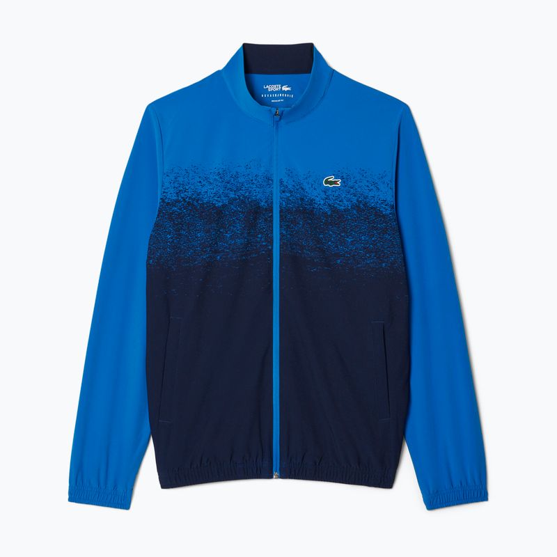 Pánská tenisová tepláková souprava Lacoste WH8977 gipsy blue/navy blue 2
