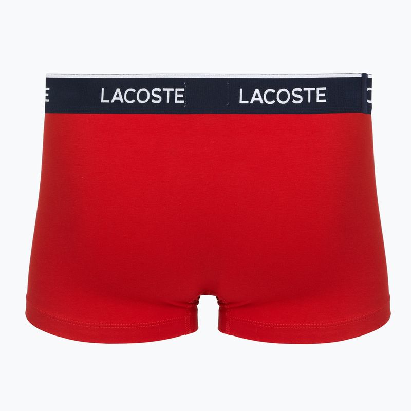 Pánské boxerky Lacoste 5H1300 3 páry navy blue/red/methylene 5