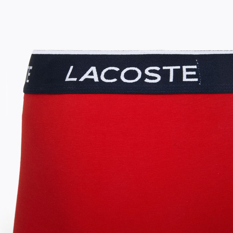 Pánské boxerky Lacoste 5H1300 3 páry navy blue/red/methylene 6