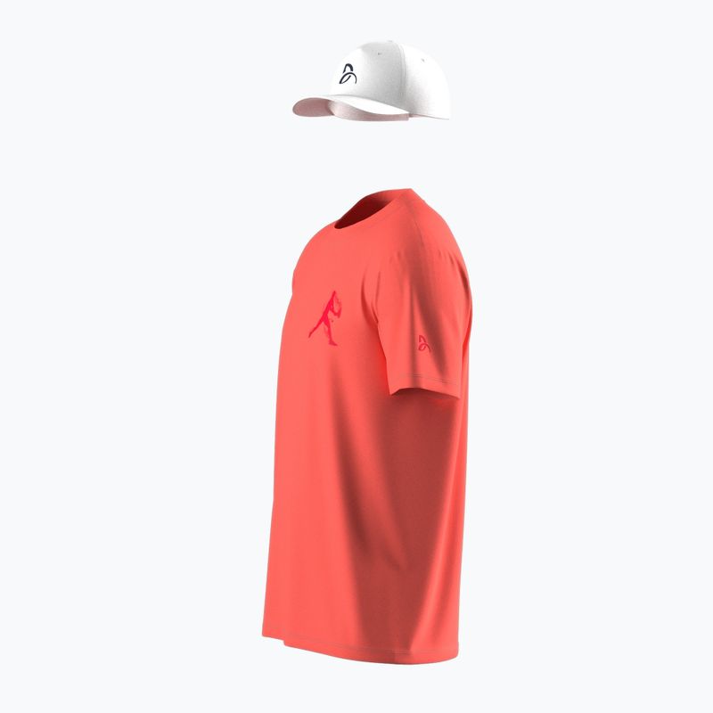 Pánské tenisové tričko Lacoste TH1044 mango tree red/grenadine 2