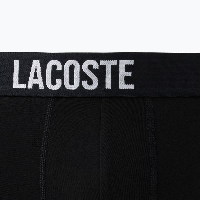 Pánské boxerky Lacoste 5H2393 3 pack black/red/white 2