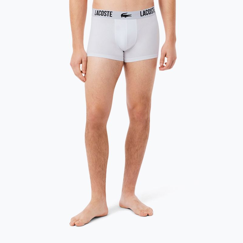 Pánské boxerky Lacoste 5H2393 3 pack black/red/white 4