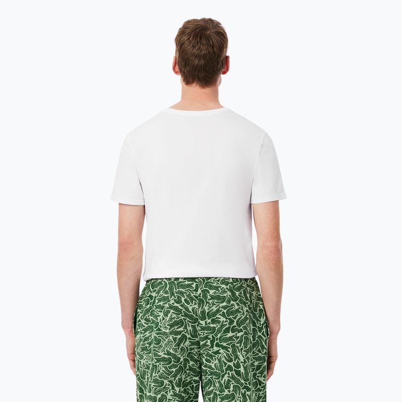 Pánské tričko Lacoste TH9007 3-pak white 2
