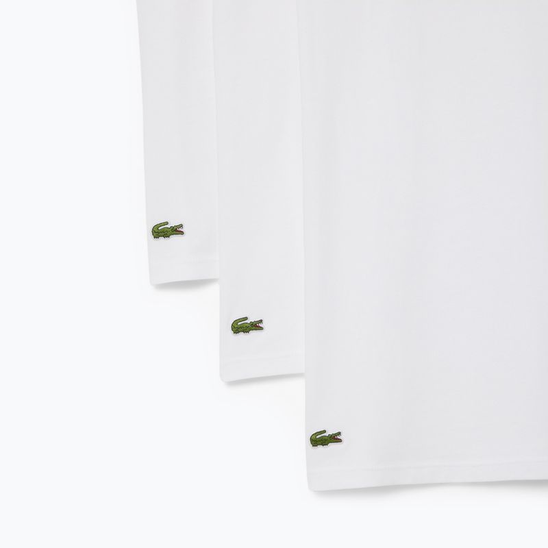 Pánské tričko Lacoste TH9007 3-pak white 5