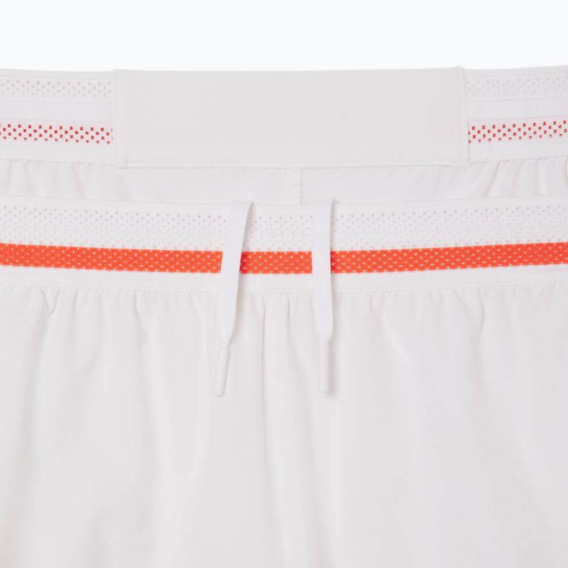 Pánské tenisové šortky Lacoste GH7413 white/mango tree red 5