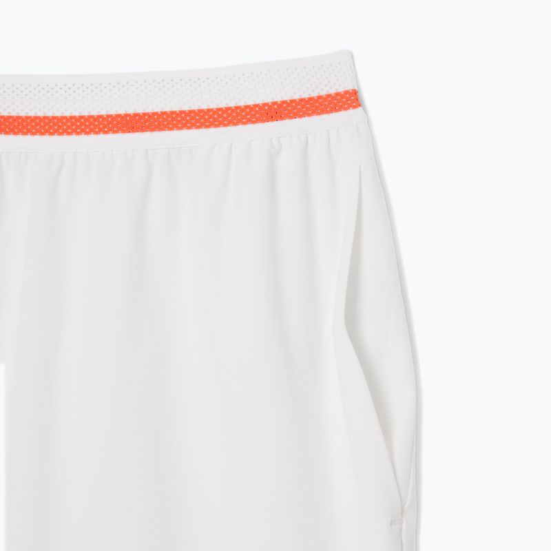 Pánské tenisové šortky Lacoste GH7413 white/mango tree red 6