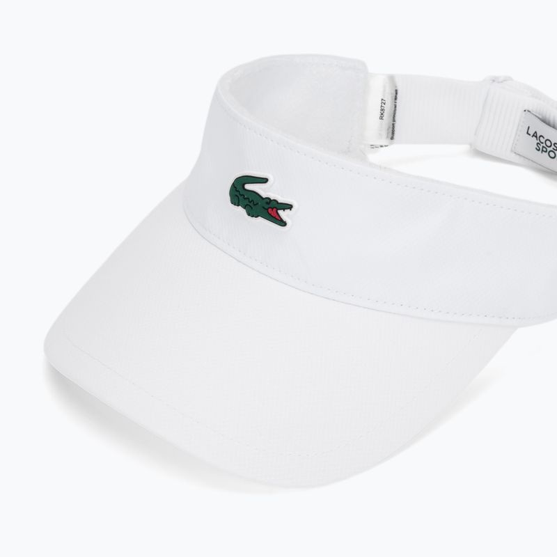 Pánský tenisový kšilt Lacoste RK8727 white 3