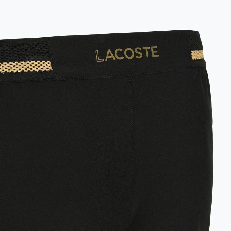 Pánské tenisové šortky Lacoste GH7413 black/gold 4