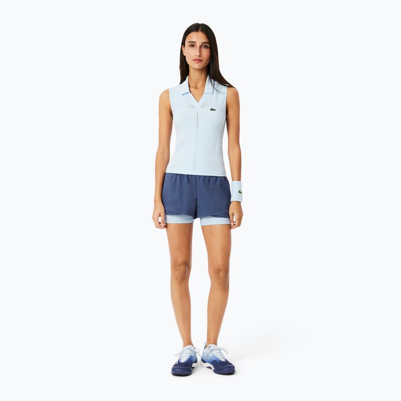 Dámské tenisové šortky Lacoste GF8598 navy blue/delphinium 2