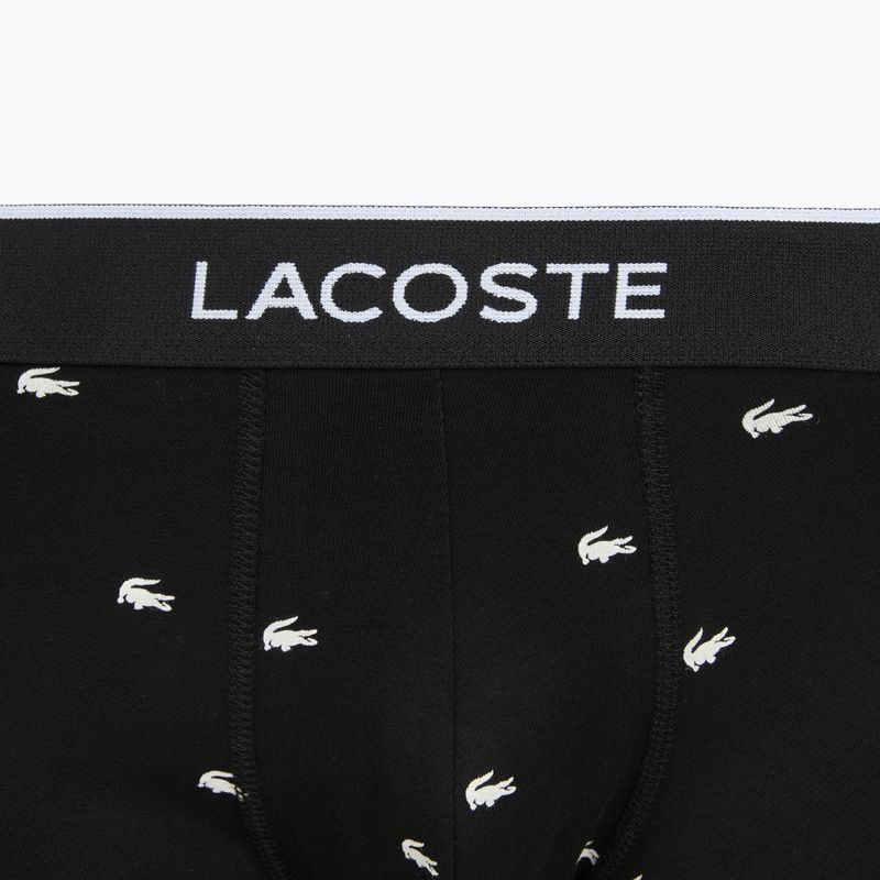 Pánské boxerky Lacoste 5H1299 3 páry black 4