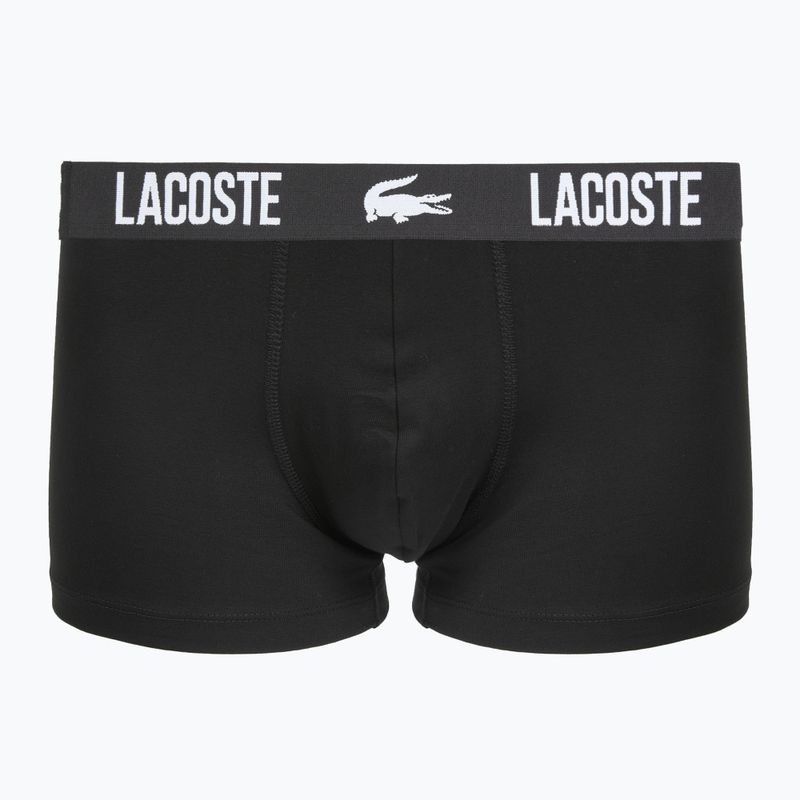 Pánské boxerky Lacoste 5H2393 3 páry black 2