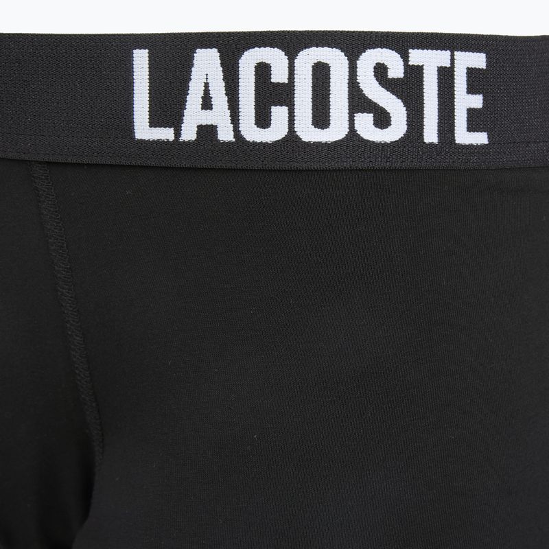 Pánské boxerky Lacoste 5H2393 3 páry black 4