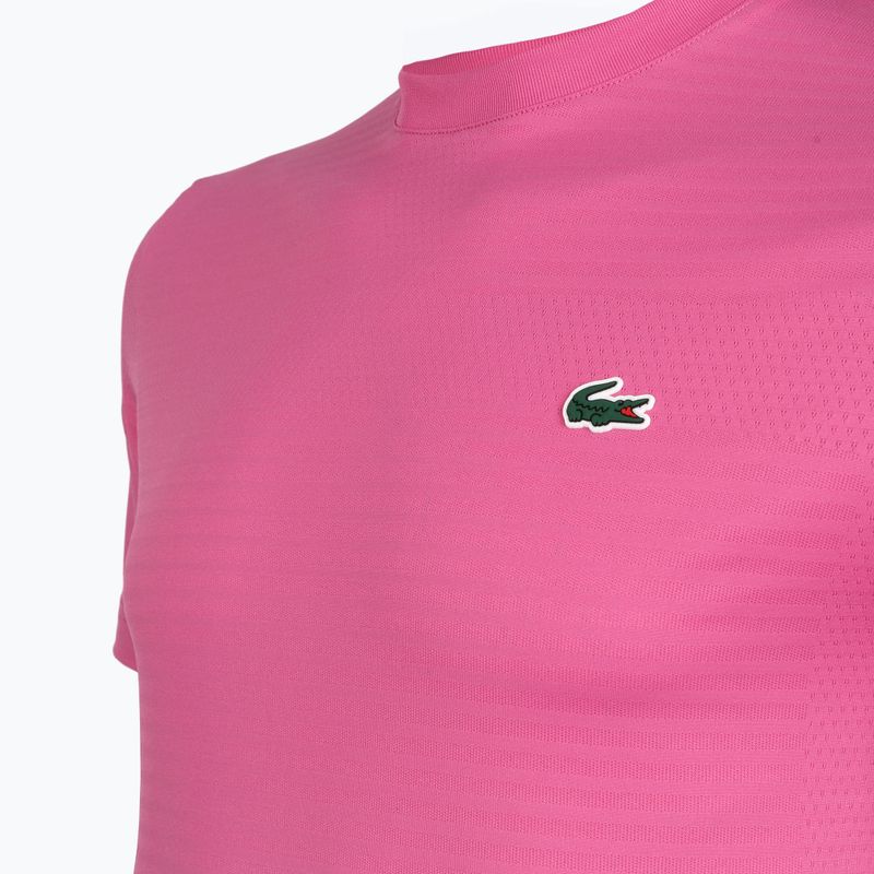 Pánské tenisové tričko Lacoste TH0004 fuchsia pink 3