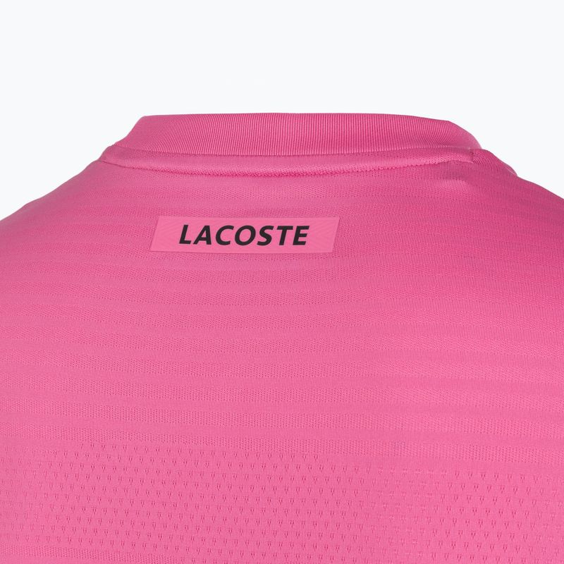 Pánské tenisové tričko Lacoste TH0004 fuchsia pink 4