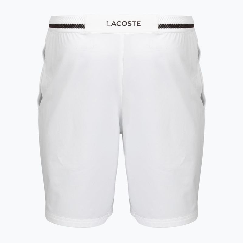 Pánské tenisové šortky Lacoste X Novak Djokovic GH7413 white/buffalo 2