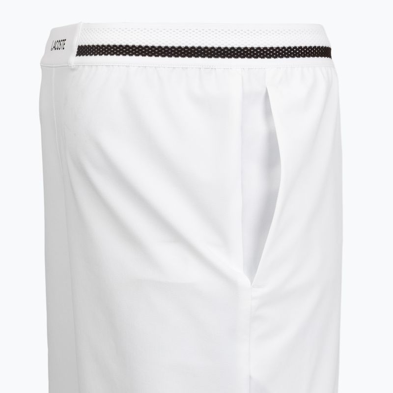Pánské tenisové šortky Lacoste X Novak Djokovic GH7413 white/buffalo 5