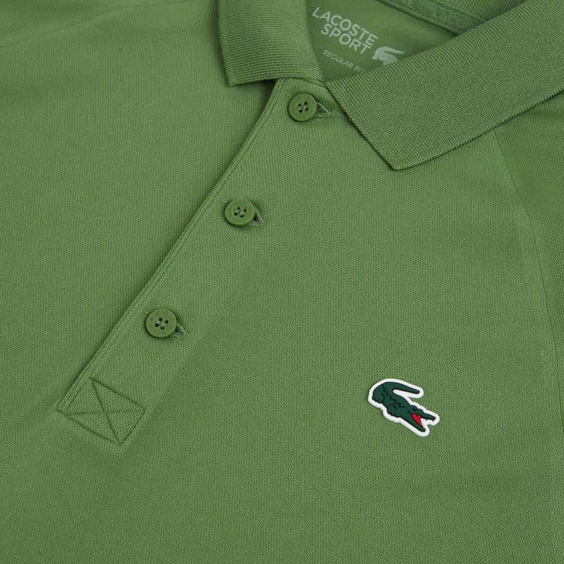 Pánské tenisové polo Lacoste Polo DH3201 lambʼs lettuce 3