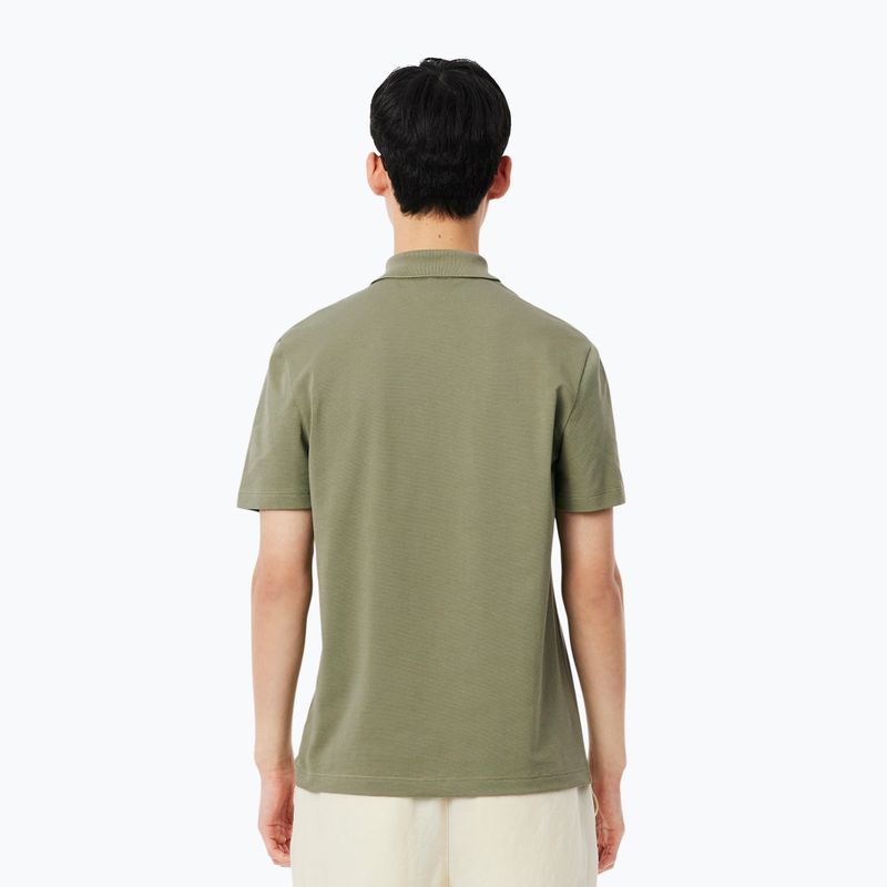 Pánské polo tričko Lacoste Polo DH5138 khaki 2