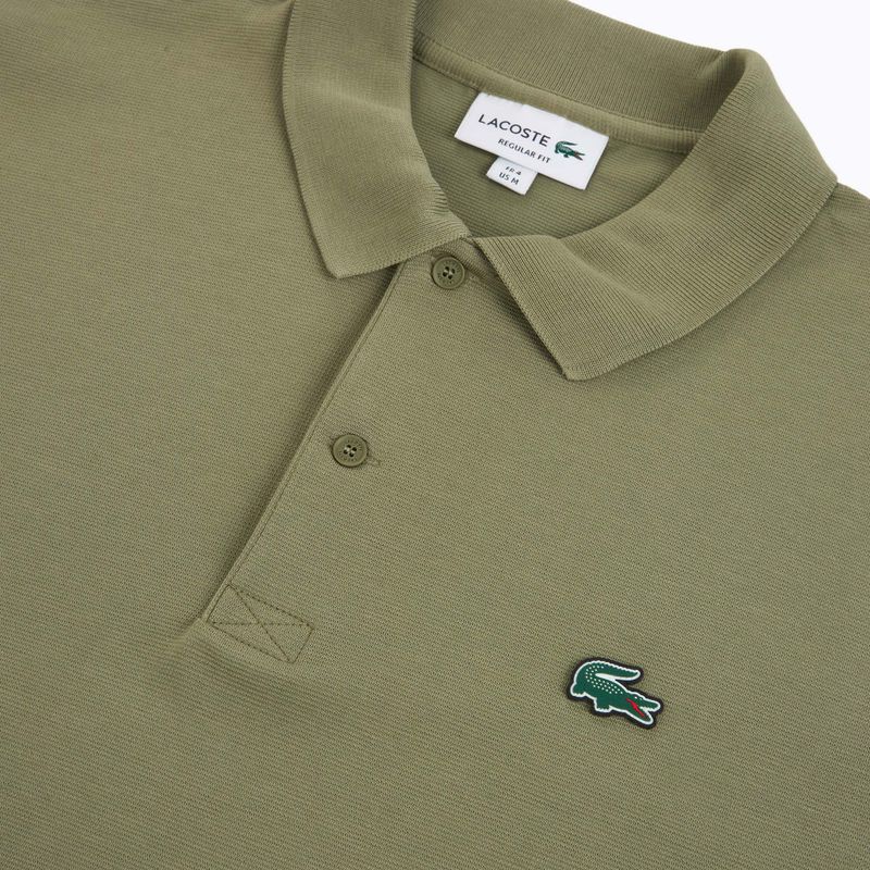 Pánské polo tričko Lacoste Polo DH5138 khaki 7