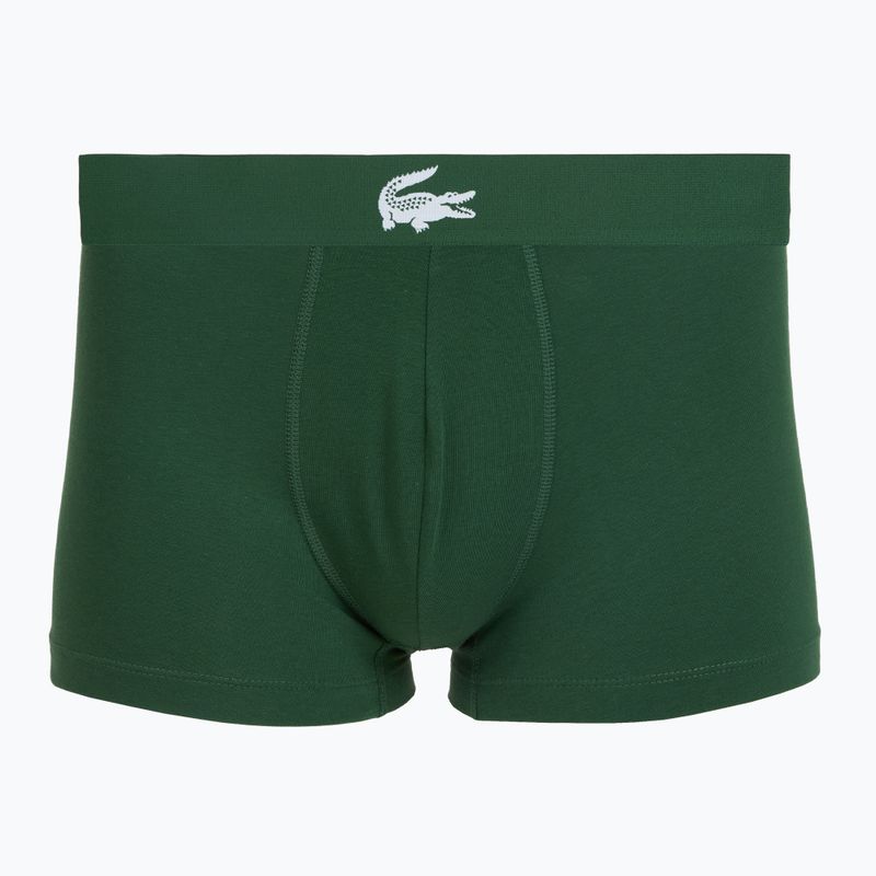 Pánské boxerky Lacoste 5H5441 3 pack white/green/black 3