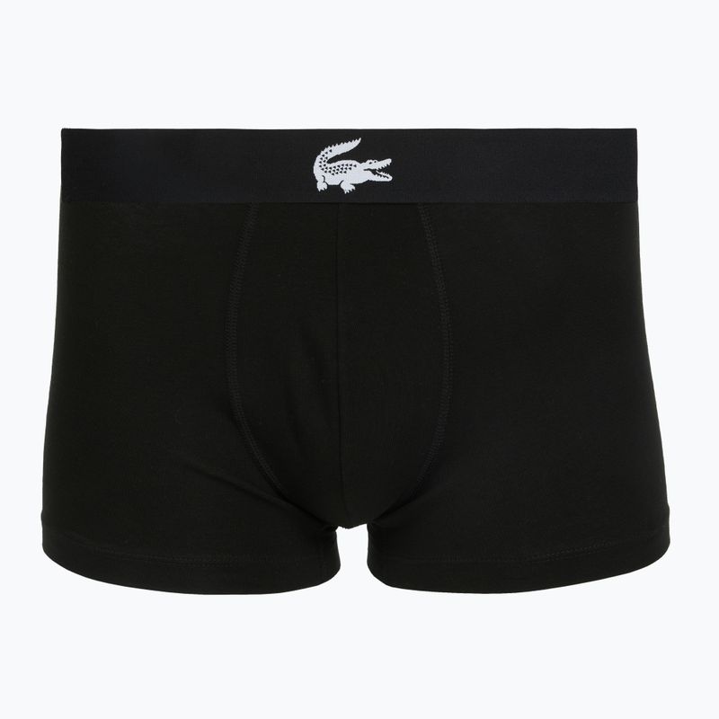 Pánské boxerky Lacoste 5H5441 3 pack white/green/black 4