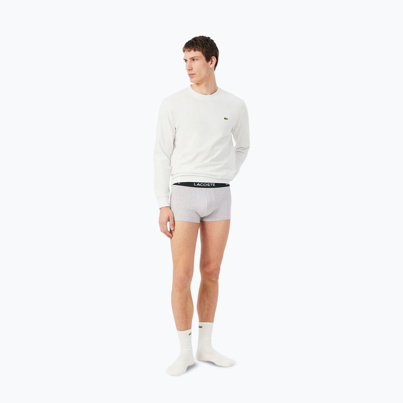 Pánské boxerky Lacoste 5H1300 3 pack silver chine/flagstone/black 2