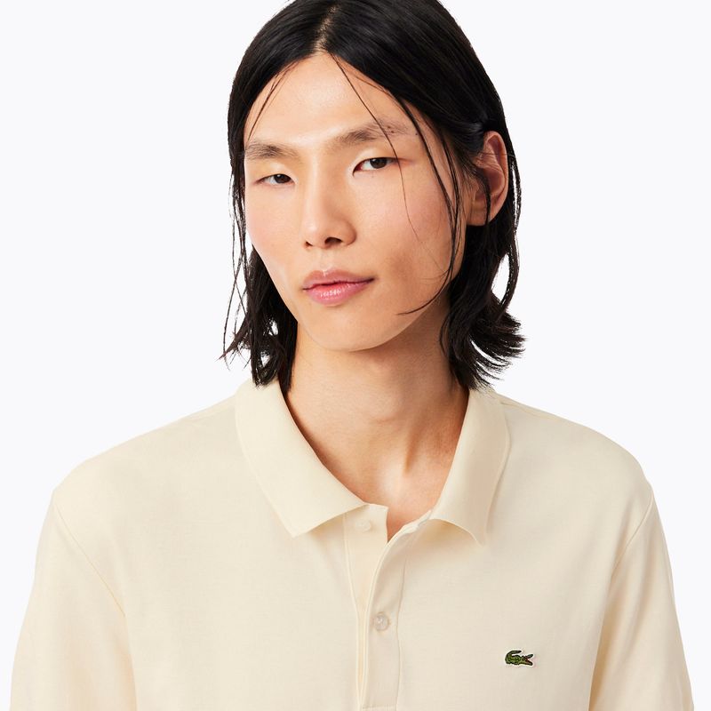 Pánské polo tričko Lacoste DH2050 naturel clair 4