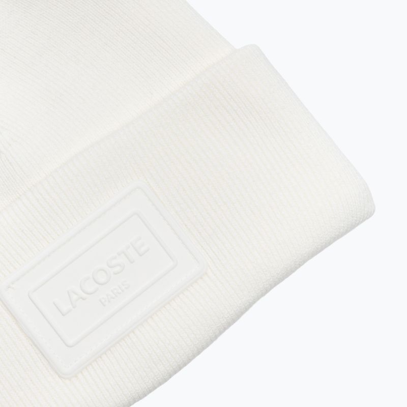 Pánská zimní čepice Lacoste RB9885 flour 3