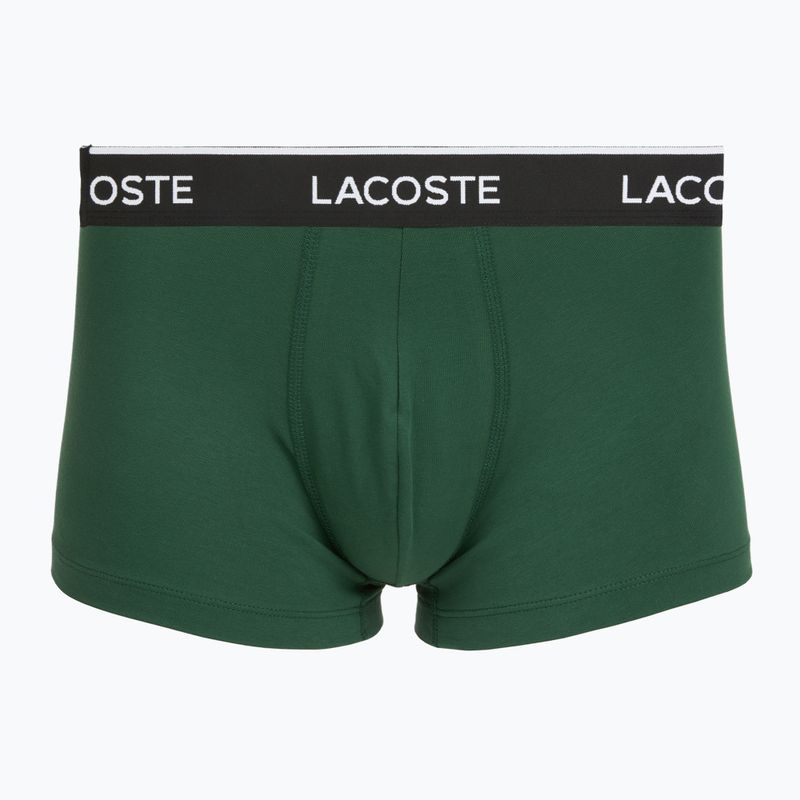 Pánské boxerky Lacoste 5H1300 3 pack black/green 2