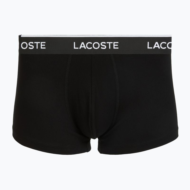 Pánské boxerky Lacoste 5H1300 3 pack black/green 3
