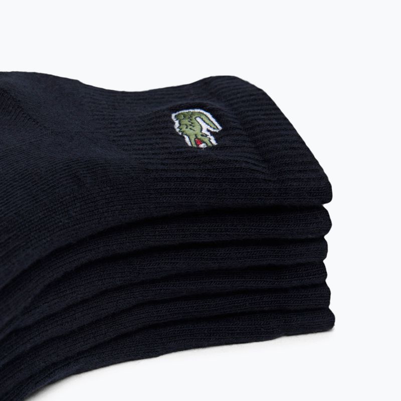 Ponožky Lacoste RA9182 Ankle 3-pak black 3