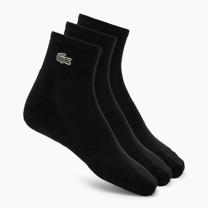 Ponožky Lacoste RA9182 Ankle 3-pak black