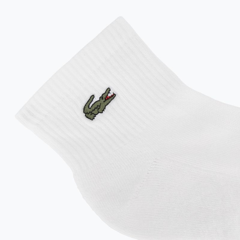 Ponožky Lacoste RA9182 Ankle 3-pak white 3