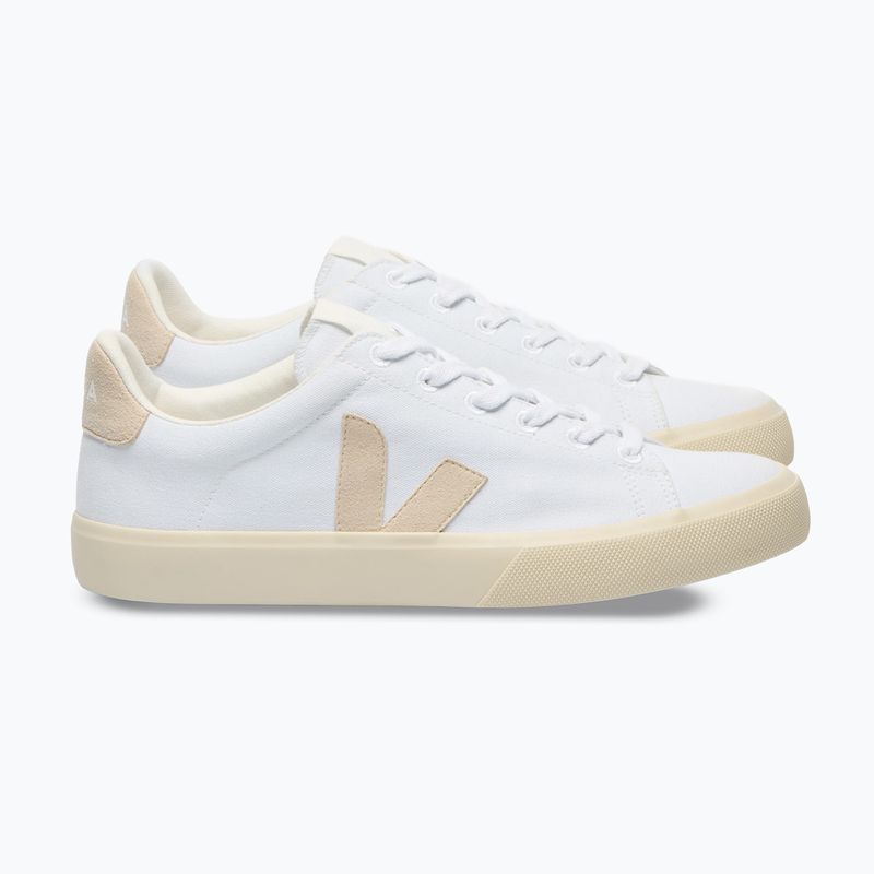 Dámské boty VEJA Campo Canvas white/sable 2
