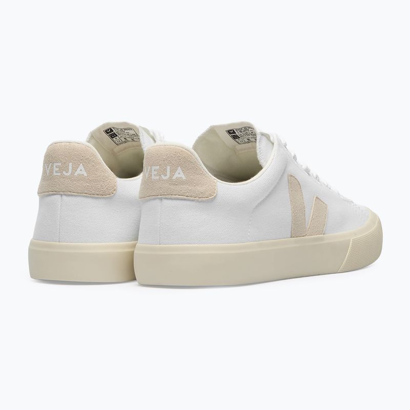 Dámské boty VEJA Campo Canvas white/sable 3