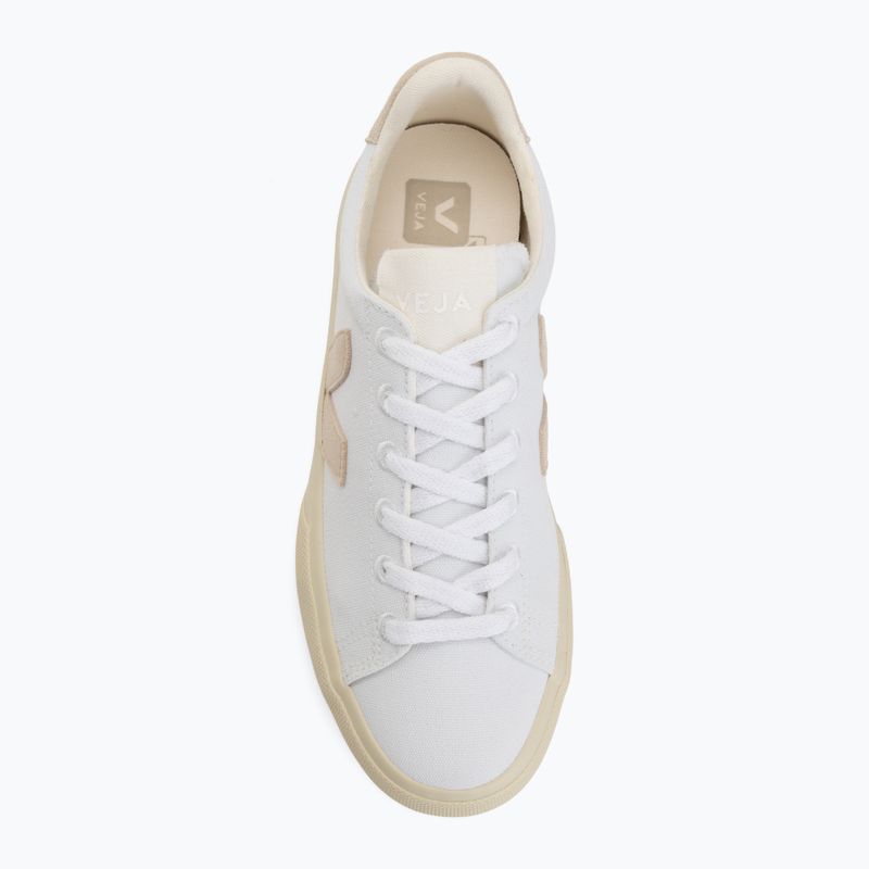 Dámské boty VEJA Campo Canvas white/sable 5