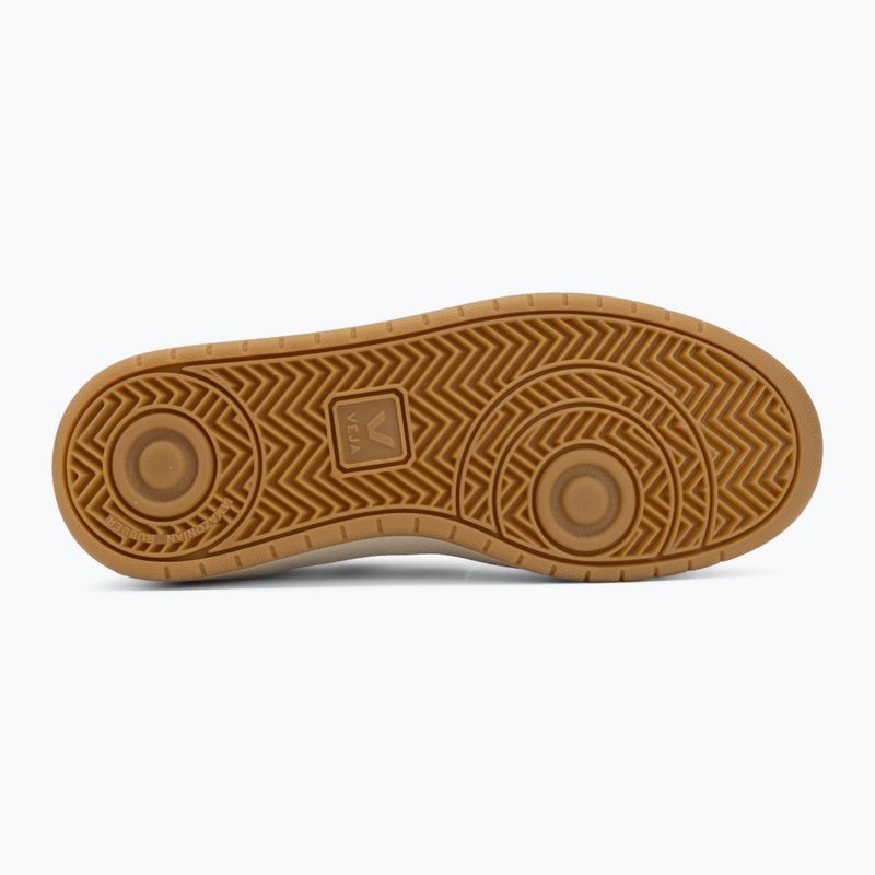 Dámské boty VEJA V-10 Prime Leather pure/black/parme 4