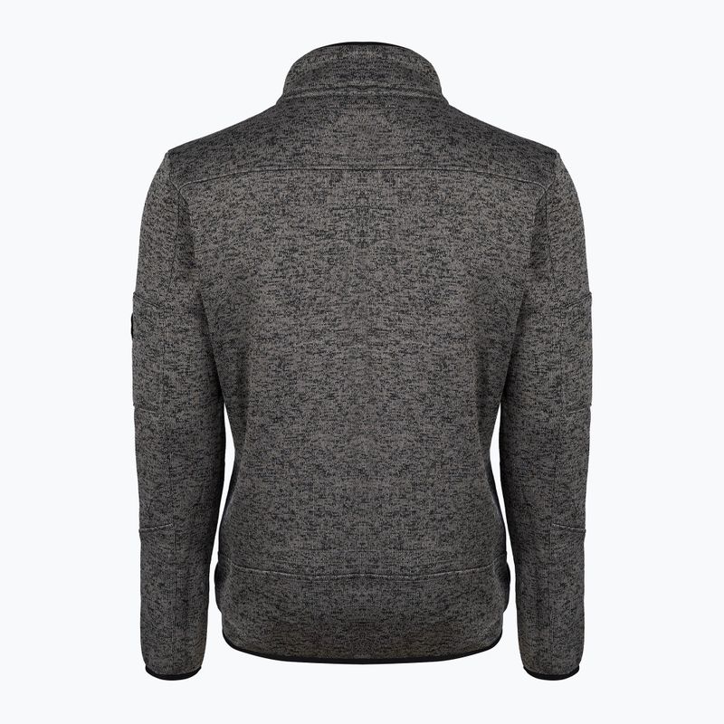 Pánská fleecová mikina Aulp Navoy Melanged Knit anthracite 1 4
