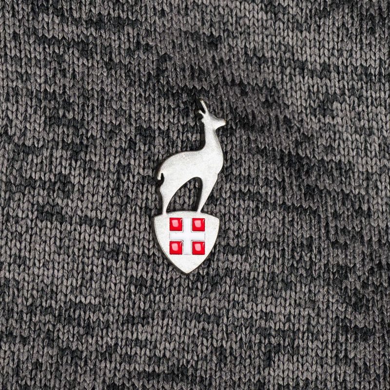 Pánská fleecová mikina Aulp Navoy Melanged Knit anthracite 1 6