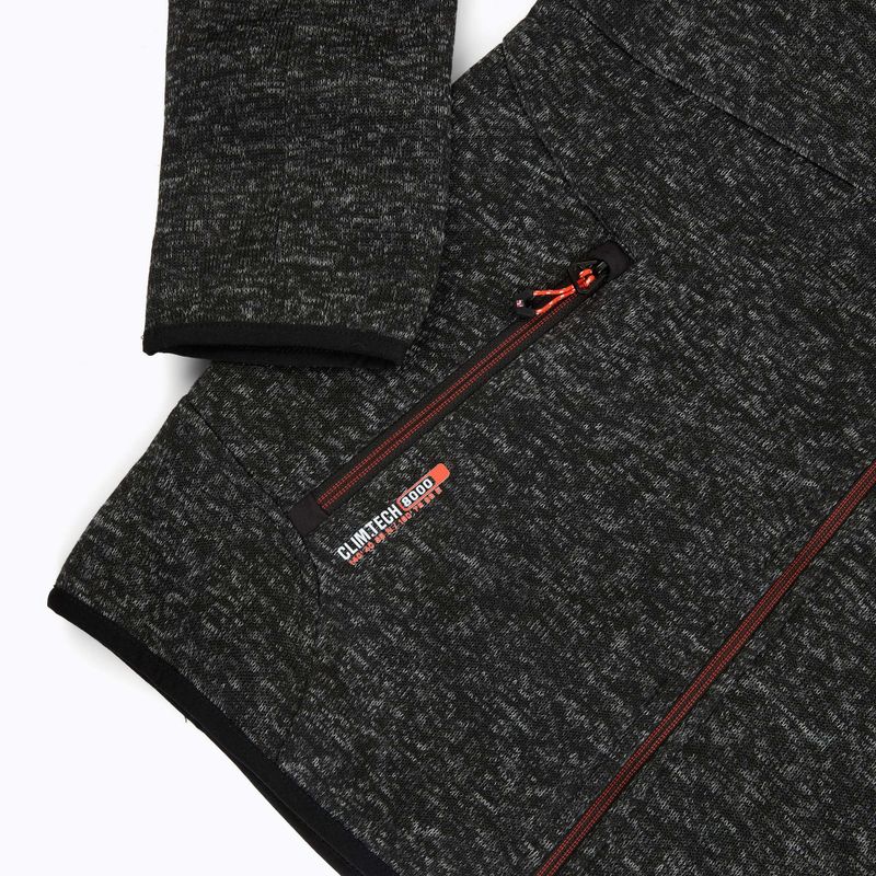 Pánská fleecová mikina Aulp Navoy Melanged Knit black 1 5