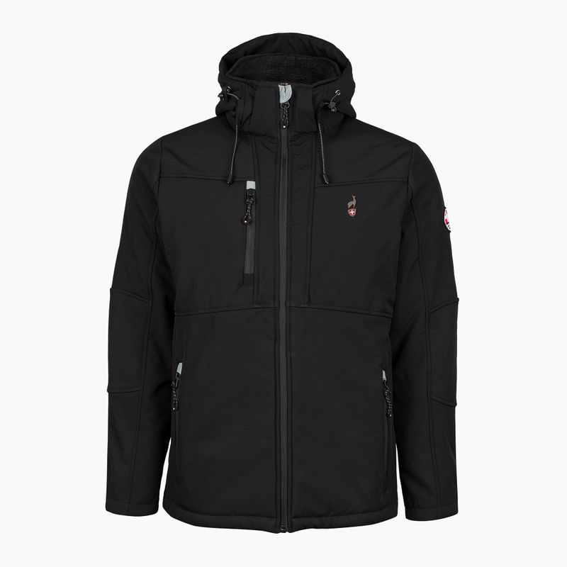 Pánská softshellová bunda Aulp Nemev Softshell black 1 3