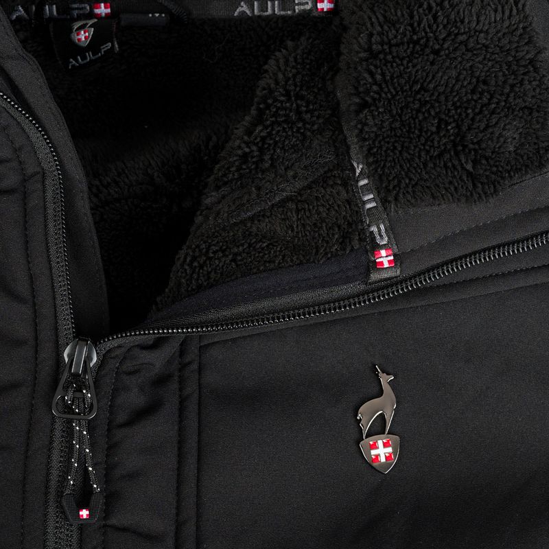Pánská softshellová bunda Aulp Nemev Softshell black 1 5