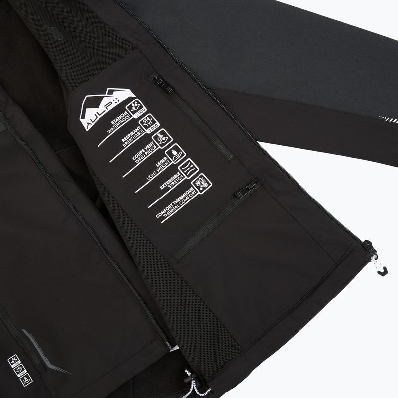 Pánská softshellová bunda Aulp Tiago Softshell anthracite melange 1 6