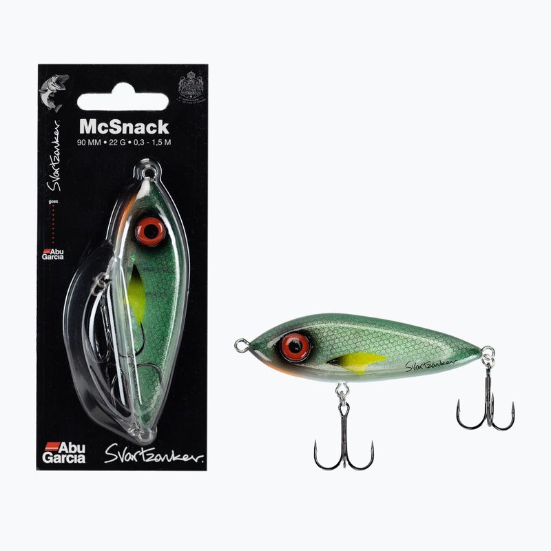 Abu Garcia Mcsnack wobbler green flash 1517081