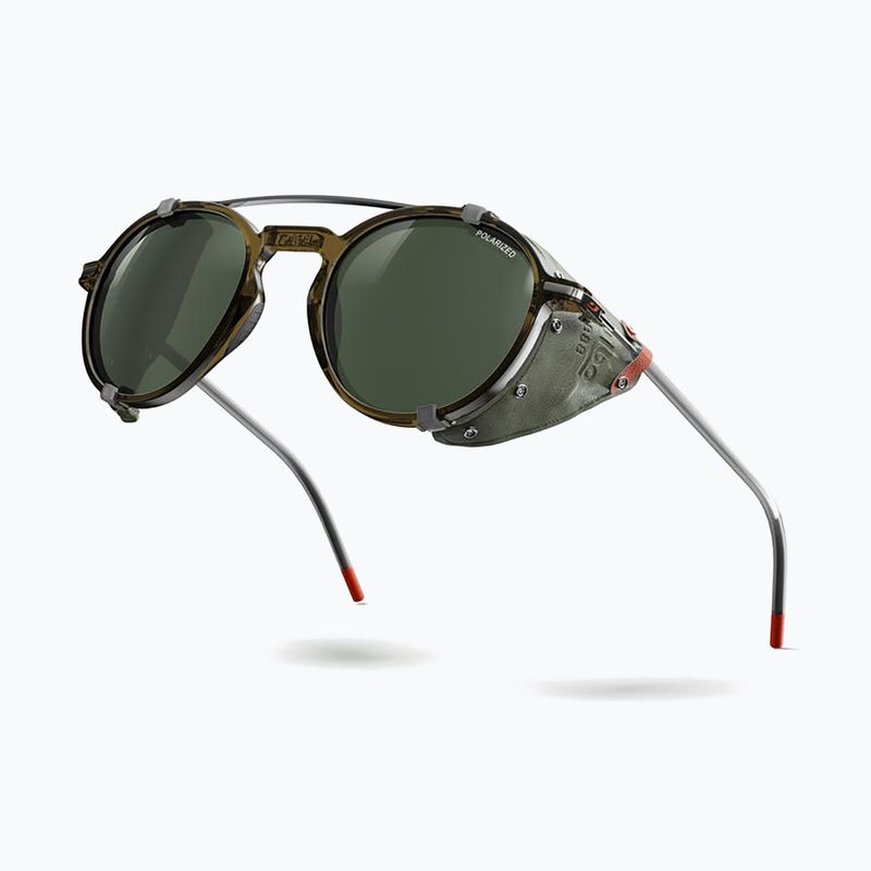 Sluneční brýle Julbo Legacy Polarized translucent brown/khaki/orange 5