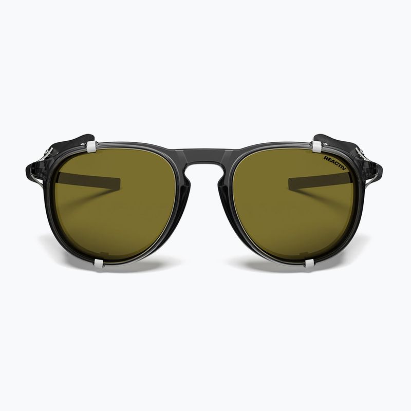 Sluneční brýle Julbo Millenium Reactiv Polarized shiny translucent black/black/white 4